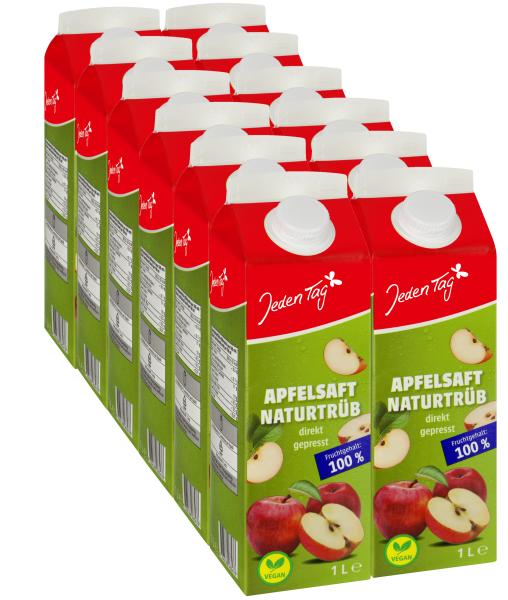 Jeden Tag Apfelsaft naturtrüb