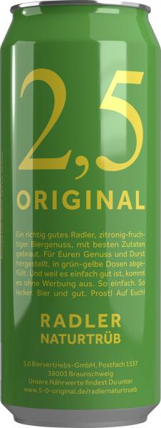 2,5 Original Radler naturtrüb (Einweg)
