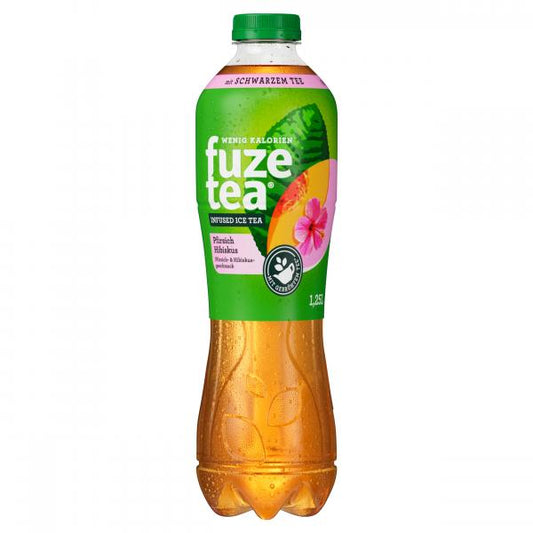 Fuze Tea Schwarzer Tee Pfirsich Hibiskus (Einweg)