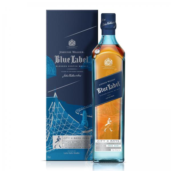 Johnnie Walker Label Blended Scotch Whisky City X Mars 2220
