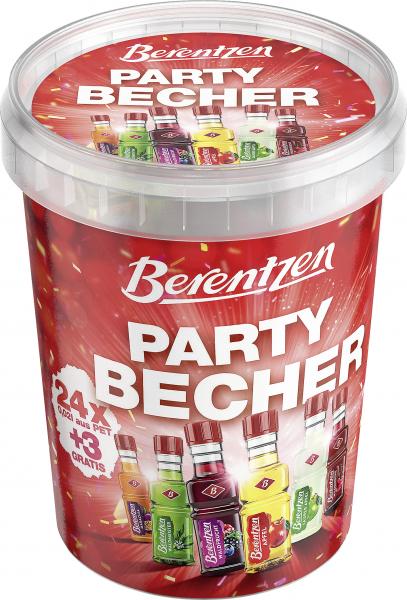 Berentzen Minis Partybecher 24x0,02l PET +3 gratis
