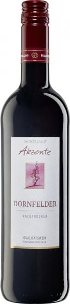 Moselland Akzente Dornfelder Rotwein halbtrocken