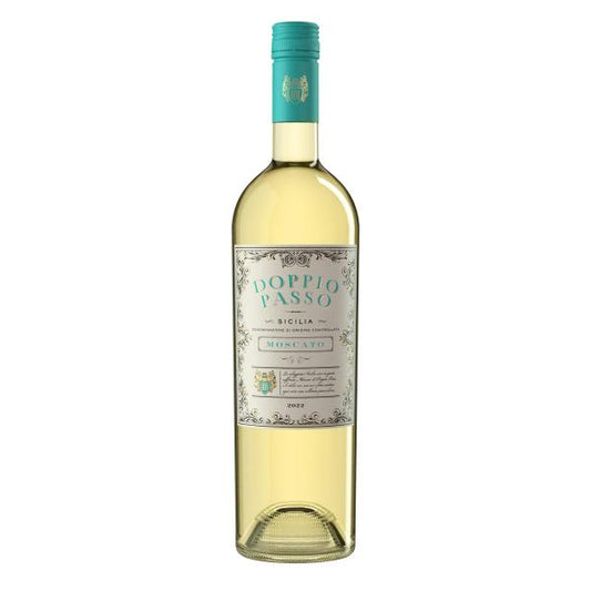 Doppio Passo Moscato Sicilia Weißwein halbtrocken
