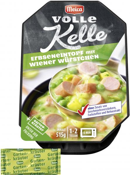 Meica Volle Kelle Erbseneintopf mit Wiener Würstchen