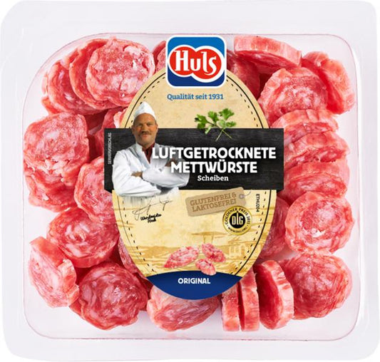 Huls Luftgetrocknete Mettwürste in Scheiben