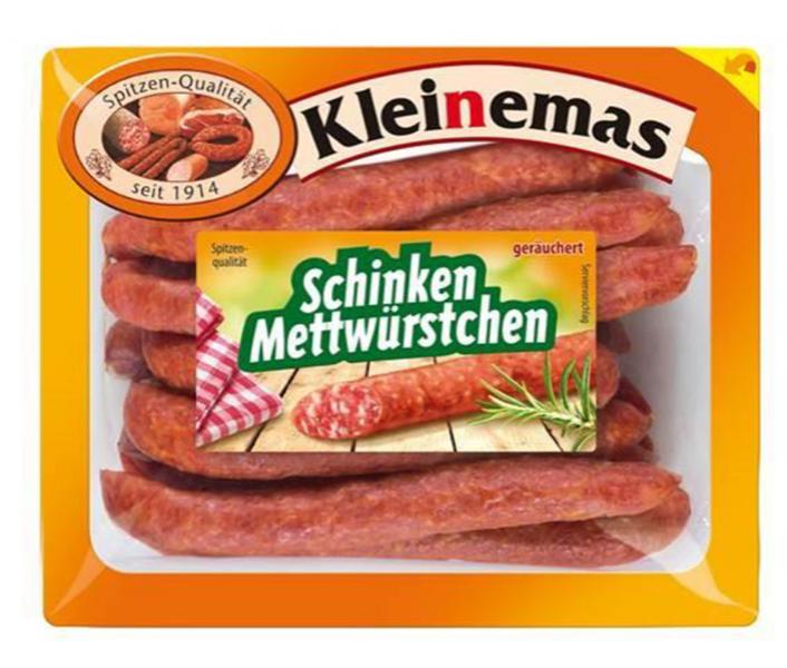 Kleinemas Schinken Mettwürstchen geräuchert