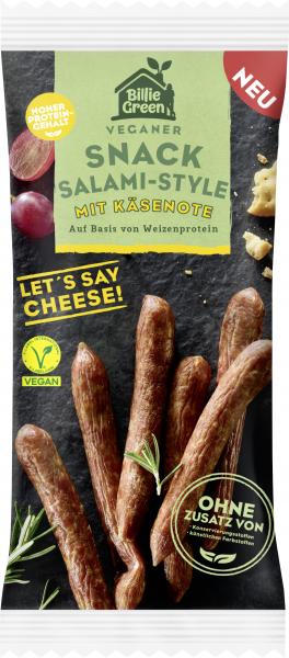 Billie Veganer Snack Salami-Style mit Käsenote