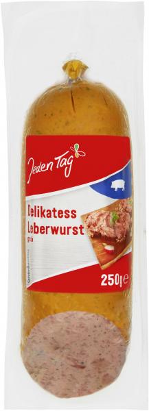 Jeden Tag Leberwurst grob