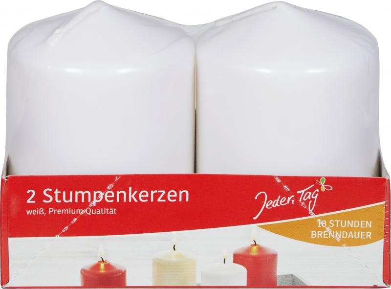 Jeden Tag Stumpenkerzen