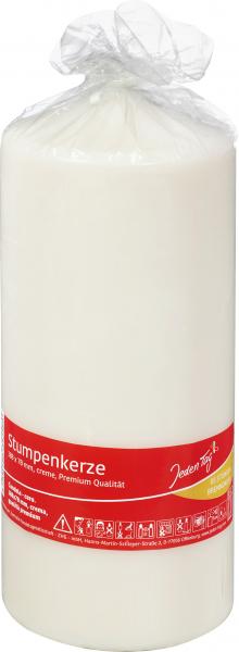Jeden Tag Stumpenkerze creme