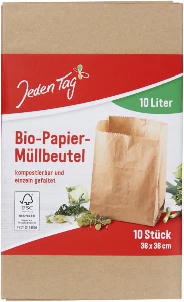 Jeden Tag Bio-Papier-Müllbeutel 10 Liter