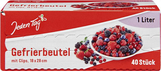 Jeden Tag Gefrierbeutel 1 Liter
