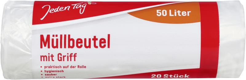 Jeden Tag Müllbeutel mit Griff Liter