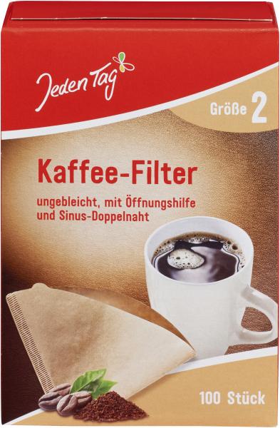 Jeden Tag Kaffeefilter Größe 2