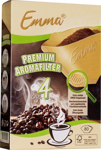 Emma Premium Aromafilter Größe 4