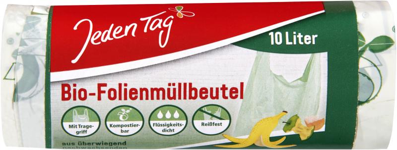 Jeden Tag Bio-Folienmüllbeutel 10 Liter