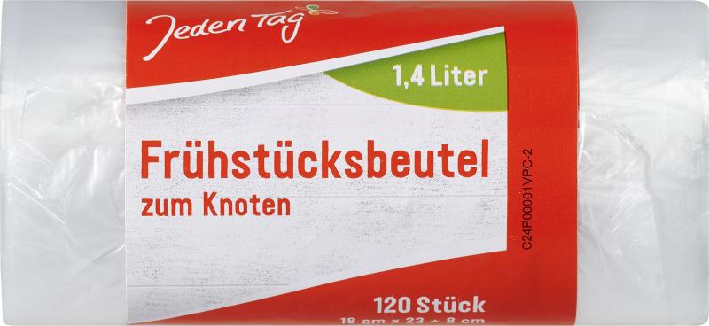 Jeden Tag Frühstücksbeutel zum Knoten