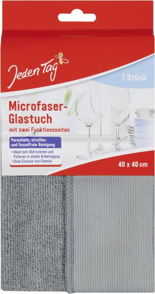 Jeden Tag Microfaser Glastuch