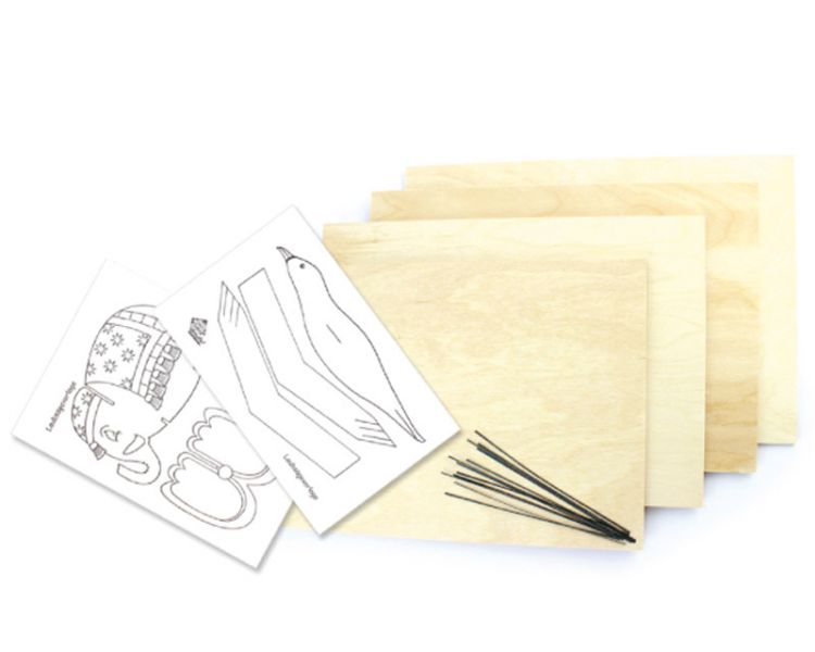 Birkensperrholz-Set, 20-tlg.