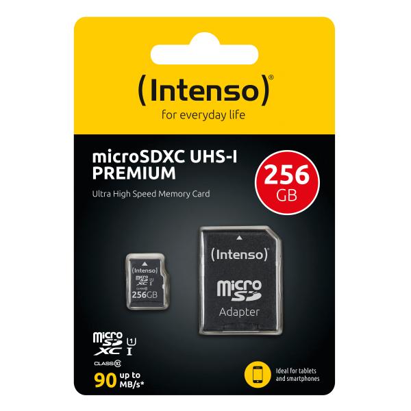 Intenso Micro SDXC UHS-I Premium Card 256GB