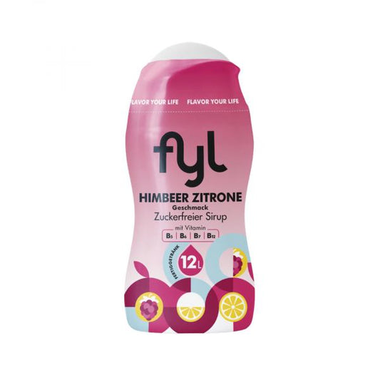 Fyl zuckerfreier Sirup Himbeere-Zitrone Geschmack
