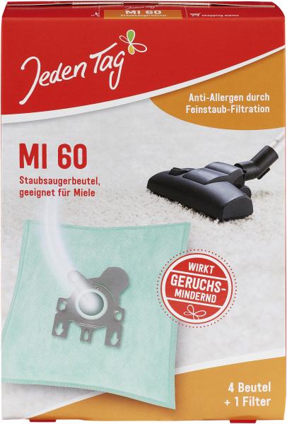 Jeden Tag Staubsaugerbeutel MI 60