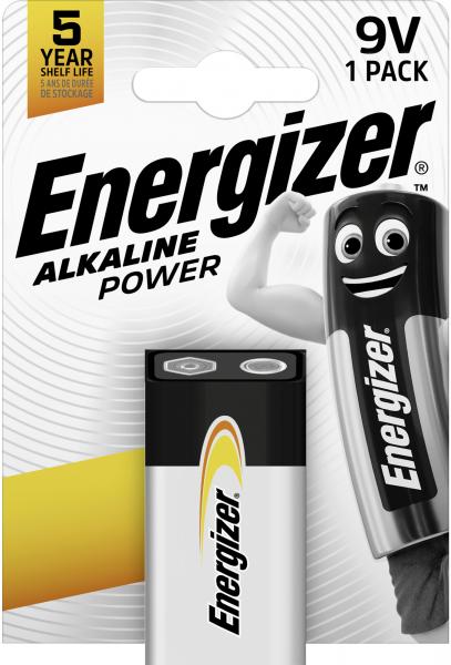 Energizer Alkaline Power E-Block 9V