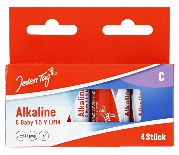 Jeden Tag Alkaline C Baby 1,5V LR14