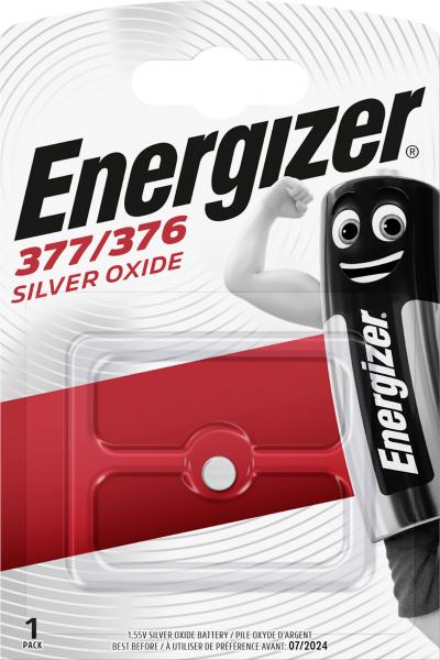 Energizer Uhren-Batterie Typ 377/376 Oxide