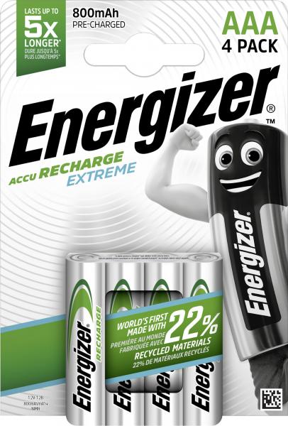 Energizer Akku Recharge Extreme Micro AAA