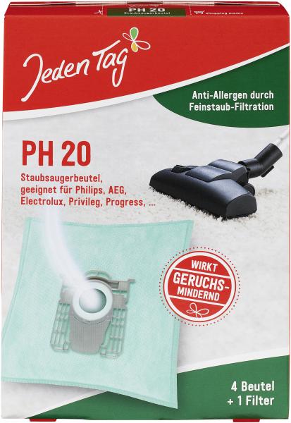Jeden Tag Staubsaugerbeutel PH 20