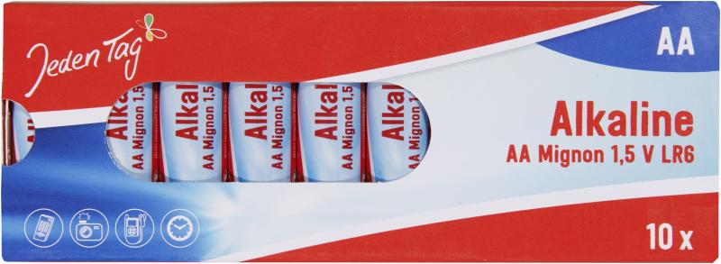 Jeden Tag Alkaline AA Mignon 1,5V LR6