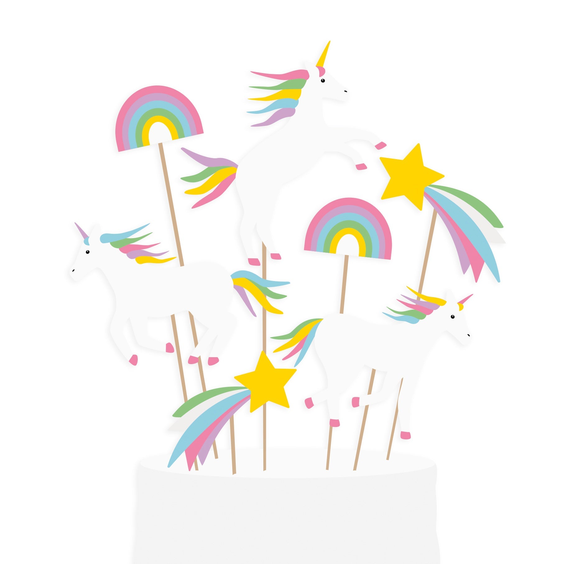 Einhorn Kuchentopper