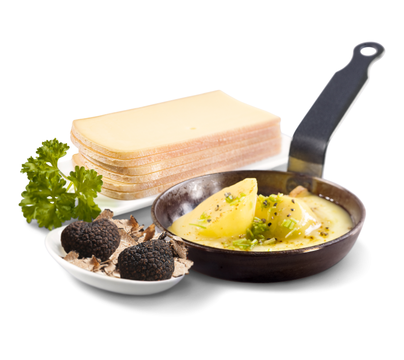 Raclette Trüffel Rohmilch - am Stück,  mind. 45% Fett i. Tr.