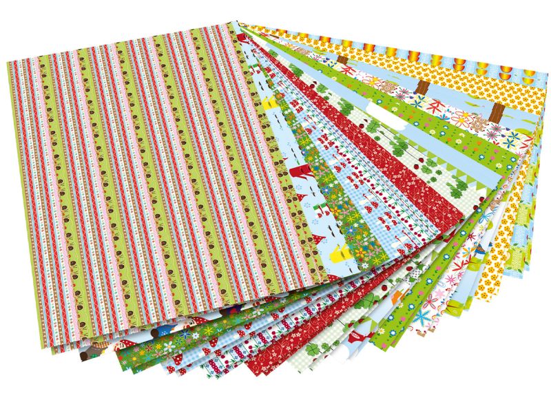 Folia Motivblock  »Garten«, 270 g/m², 24 x 34cm, 26 Blatt