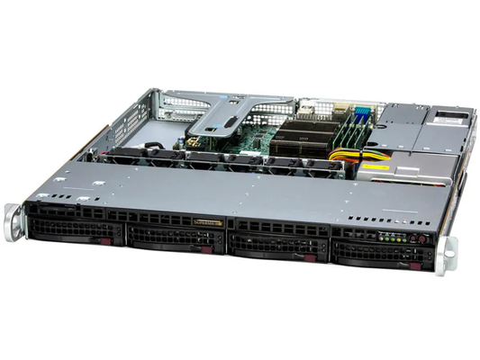 Supermicro 1U E-2456 6C/12T 2x16GB 480GB M.2 4x3.5 HS 600W