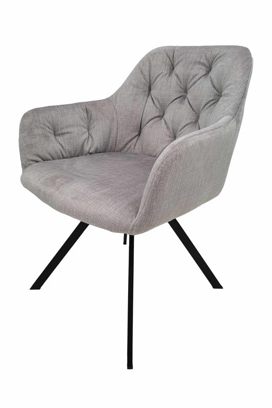 Stuhl Georgia 125 2er-Set Schwarz