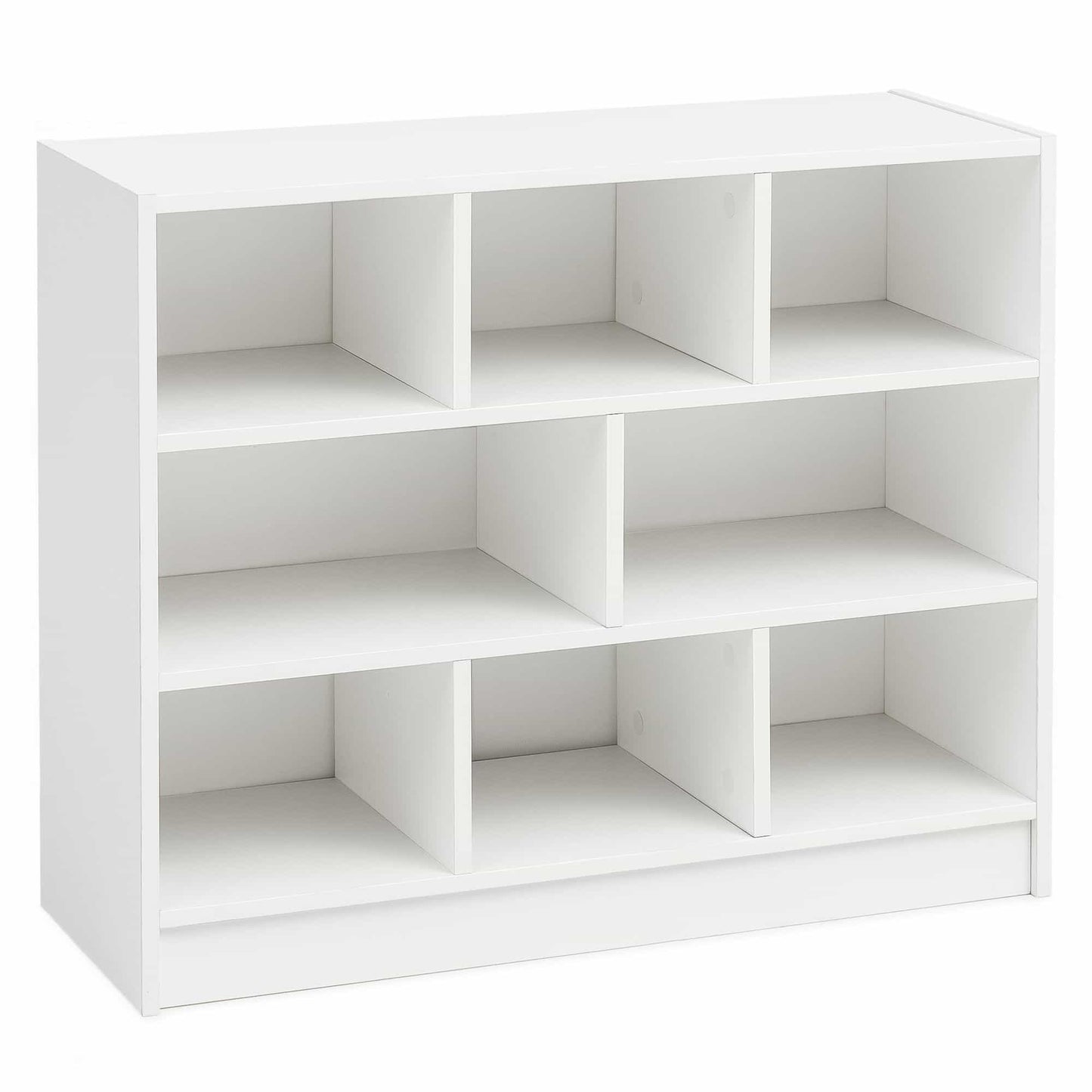 Bücherregal WL5.819 Weiß 80x68,5x29,5 cm Regal Standregal Modern