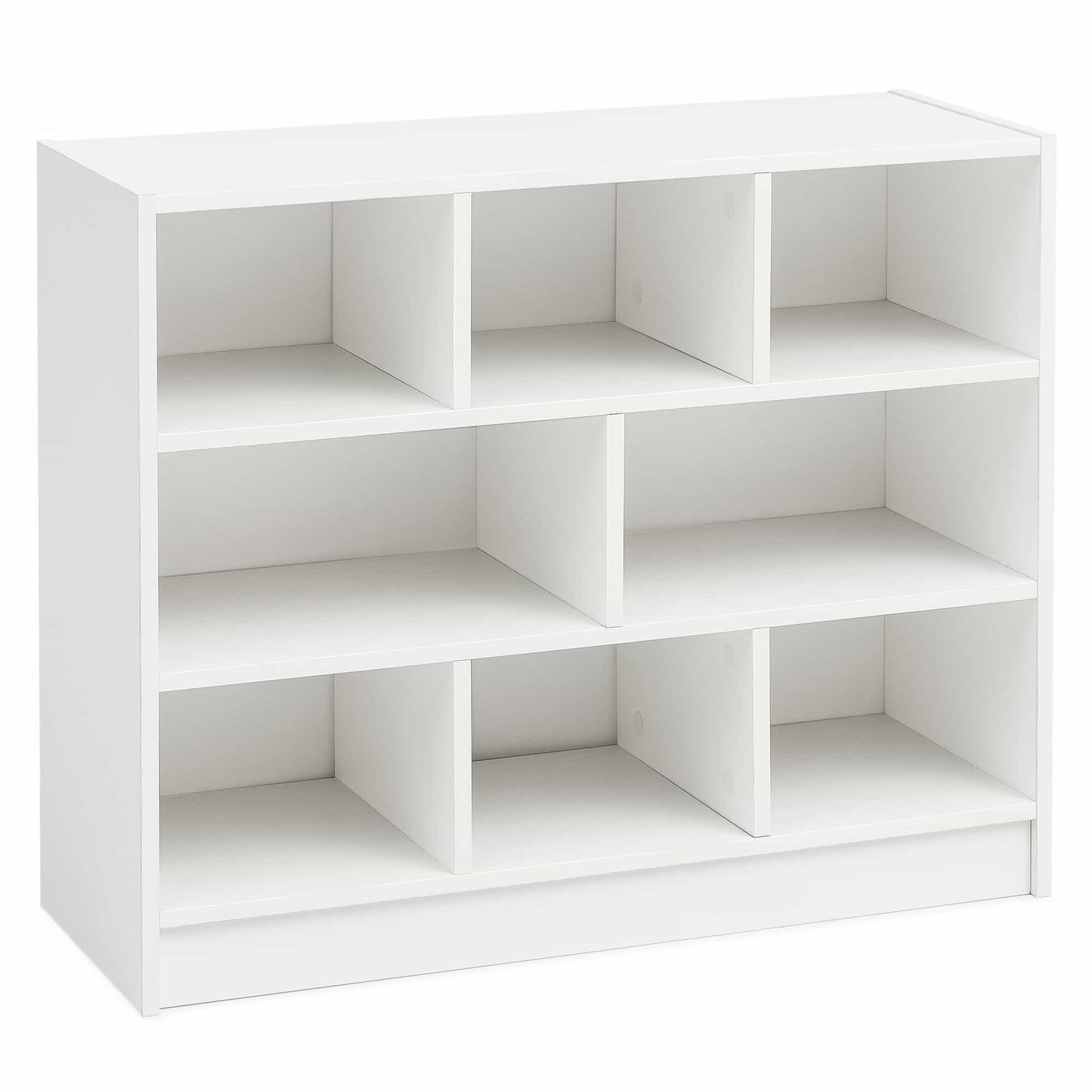 Bücherregal WL5.819 Weiß 80x68,5x29,5 cm Regal Standregal Modern