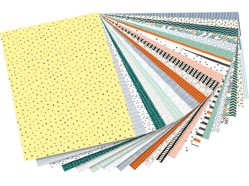 Folia Motivblock  »Minimalistisch«, 270 g/m², 24 x 34cm, 20 Blatt