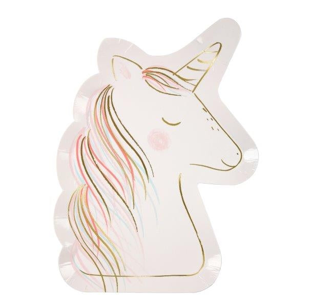 Einhornkopf Pappteller