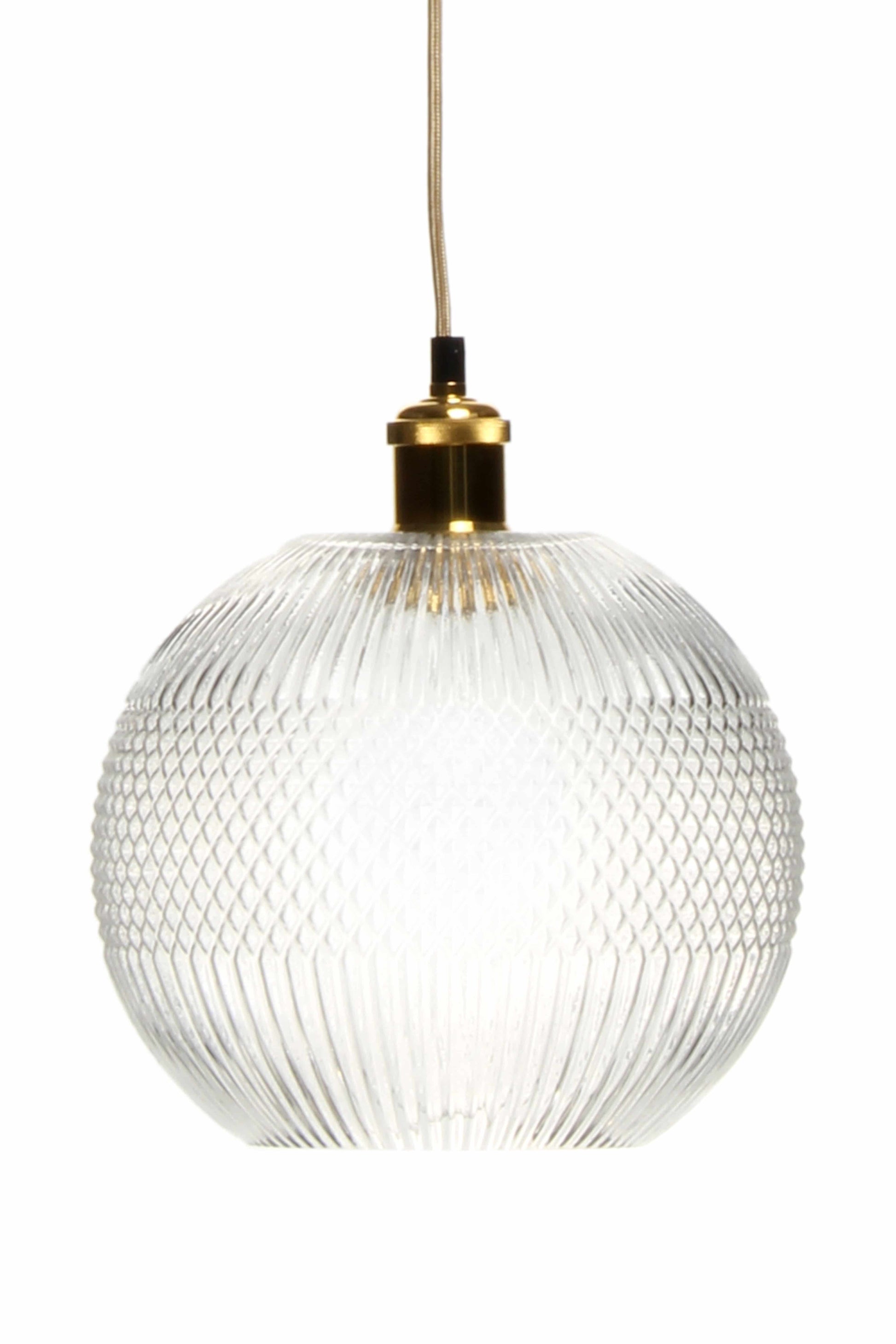 Hängelampe Neptun Silber / Grau