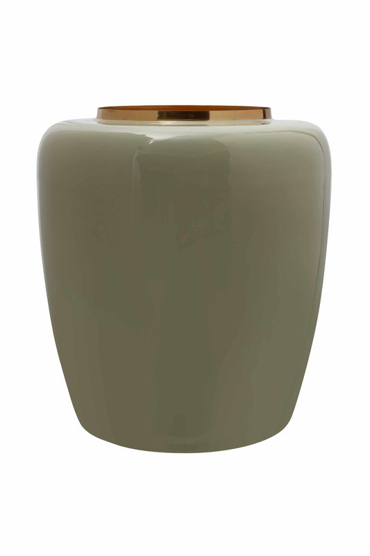 Vase Artisse 100 Taupe / Gold