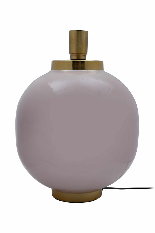 Tischlampe Art Deco 125 Taupe / Gold