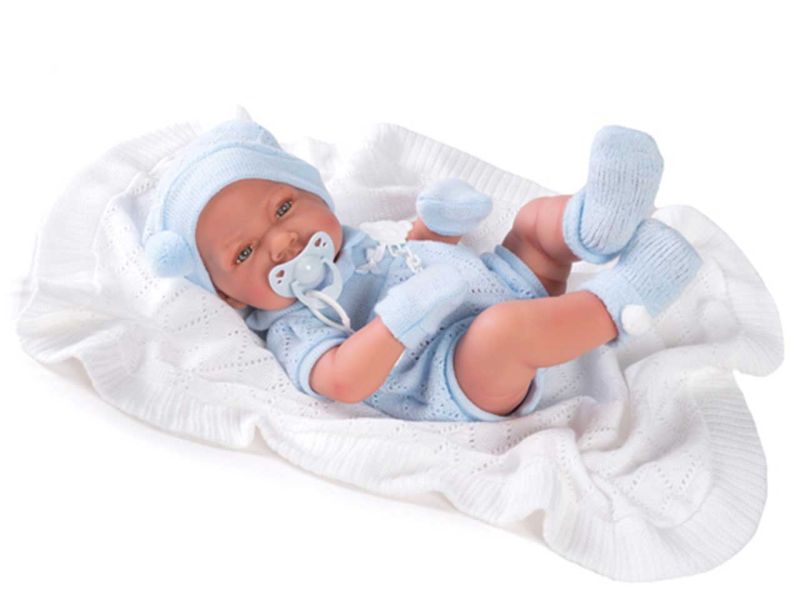 Antonio Juan Babypuppe »Recién Nacido Toquilla Niño«