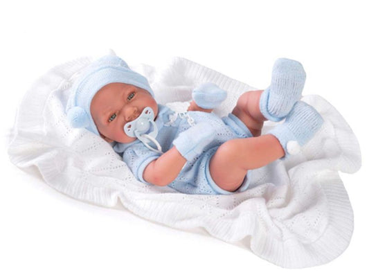 Antonio Juan Babypuppe »Recién Nacido Toquilla Niño«