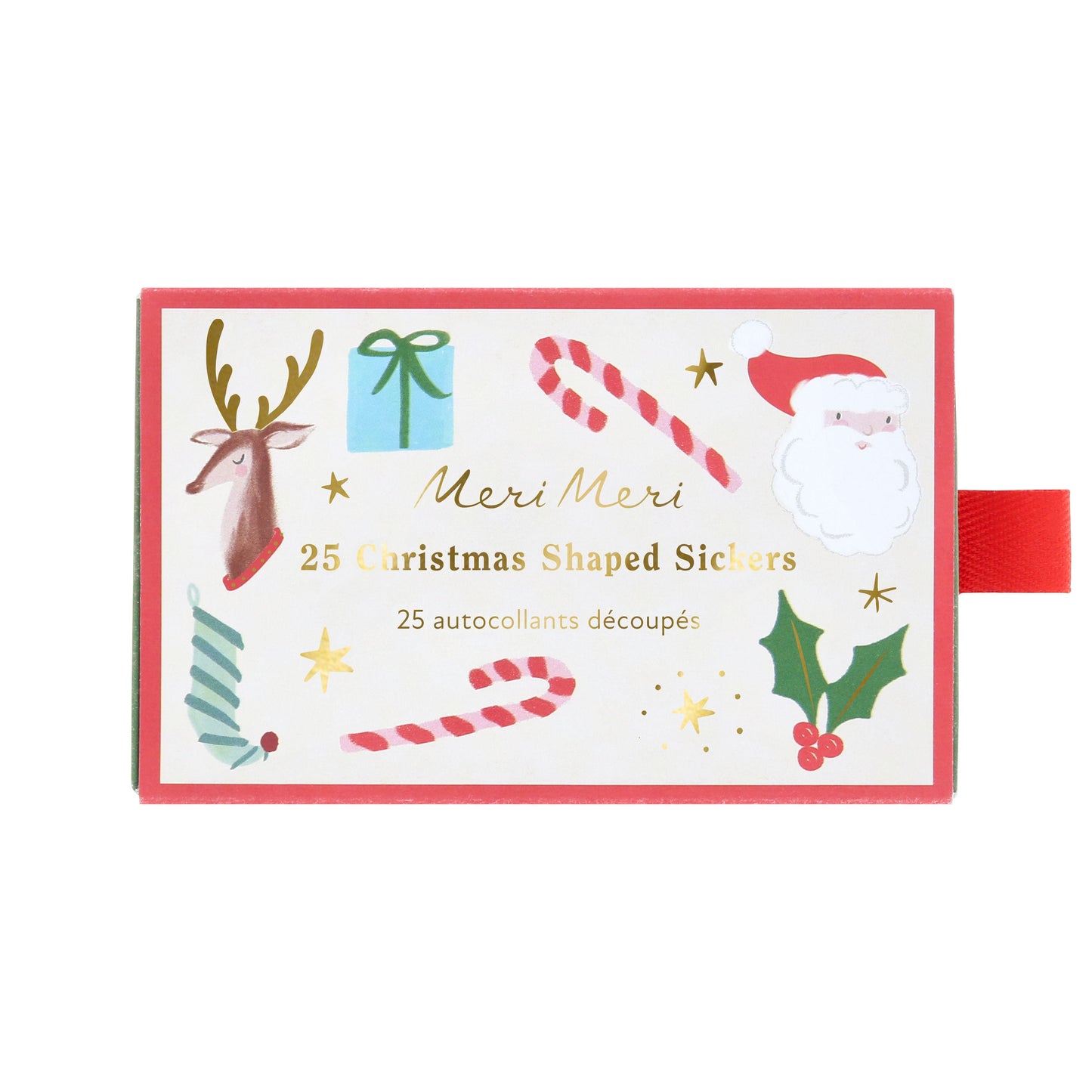 Christmassticker in Geschenkbox