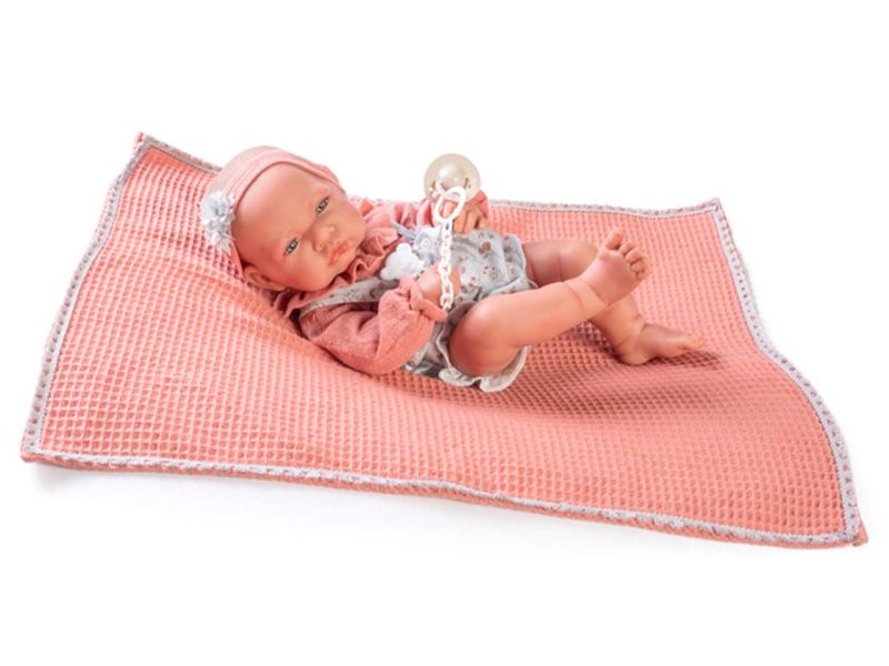 Antonio Juan Babypuppe »Recién Nacida« mit Frühlingsdecke