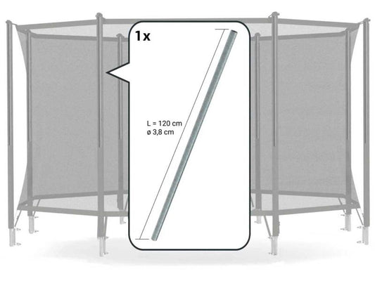 BERG Oberes Rohr für Sicherheitsnetz Comfort bis Baujahr 2014, einzeln, 120 cm