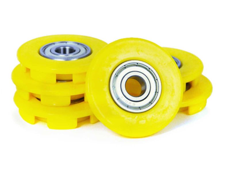 BERG Radkappen für Buddy John Deere Pedal-Gokart, 12 mm gelb, 6 Stück